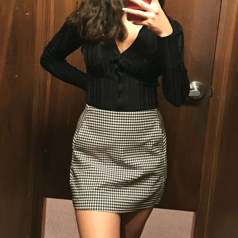 Plaid skirt